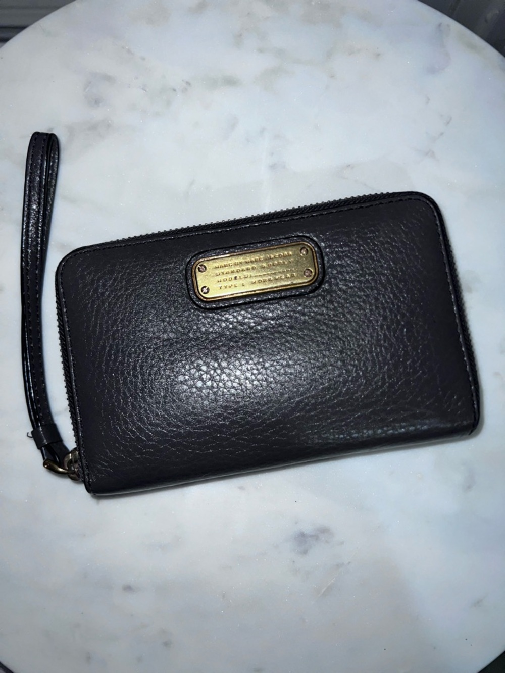 Marc by Marc Jacobs Leather Zip Wristlet